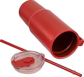 XXL termohrnek 1200 ml, červená