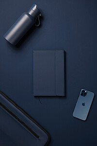 Zápisník, 80 linkovaných listů, modrý