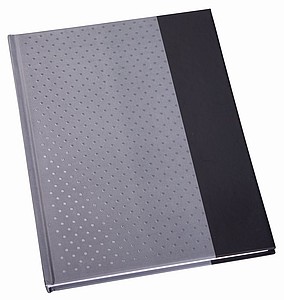 Zápisník A5, 144 stran, linkovaný, černo šedý - reklamní zápisník