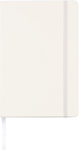Zápisník A5 se záložkou, bílá