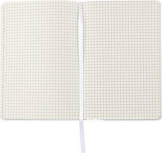 Zápisník A5 se záložkou, bílá