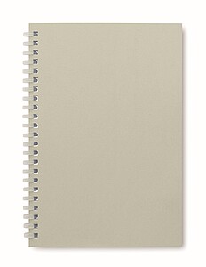 Zápisník A5 z recyklovaného karton, šedozelená