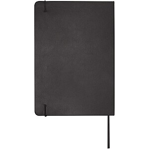 Zápisník formátu A5 se sadou kuličkového pera a kuličkového roller pera, černá