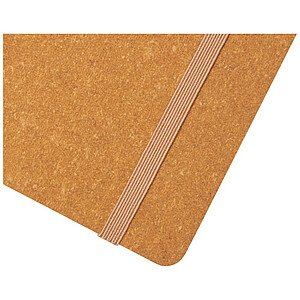 Zápisník s linkovaným papírem, obálka z recyklované kůže