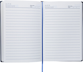 Zápisník s pevnými deskami, světle modrá