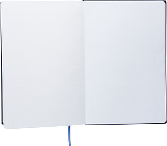 Zápisník s pevnými deskami, světle modrá