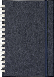 Zápisník v pevných deskách, modrá