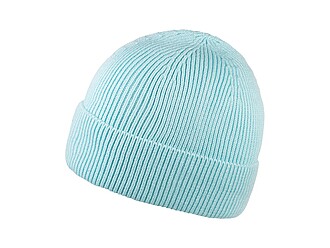 Zimní čepice s lemem, mátová