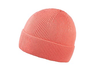 Zimní čepice s lemem, růžová - zimní čepice s vlastním potiskem