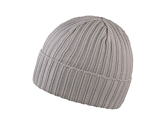 Zimní čepice s lemem, šedá