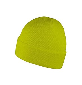 ZOBAR Dvojitě pletená zimní čepice, unisex, limetková