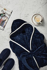 Župan z RPET, velikost L/XL, námořní modrá